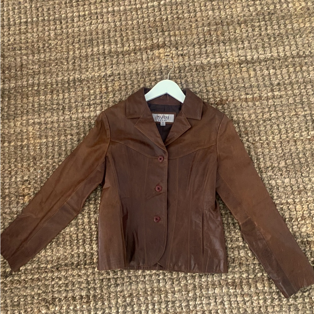 Wilson Leather Jacket Size Medium - image 1